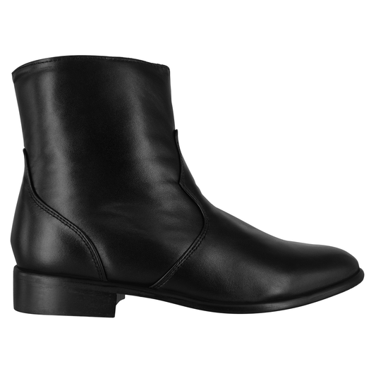 Bota caballero, Bota suela cuero, Ligero, Bota con cierre, Bota piel, Mestizo Liso, Cómoda, Urbana, Suave, Casual, Hombre, Bota vestir, Acabado a mano, Forro res