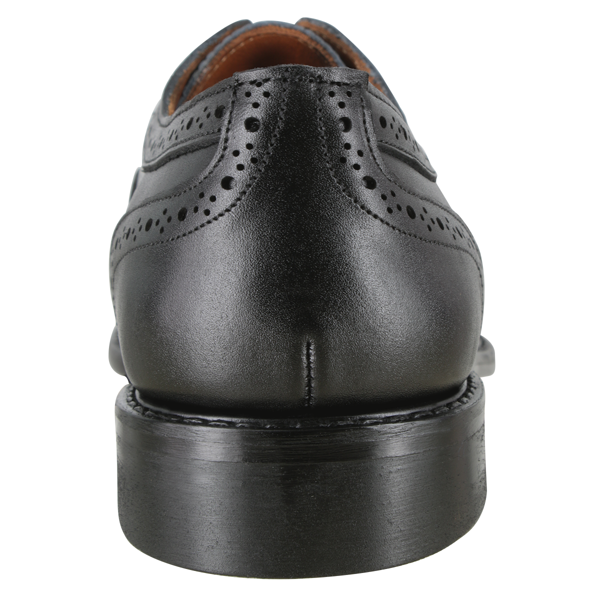 Zapato 702-1 Ternera Negro Suela Cuero