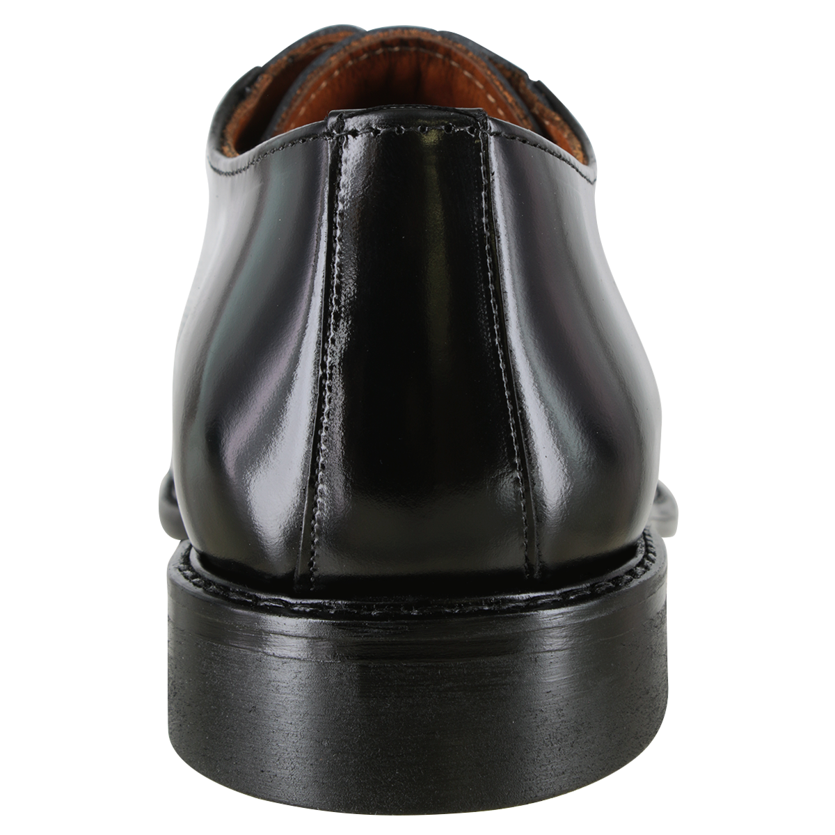 Zapato 705 Caballero Camaleón Negro Suela Cuero