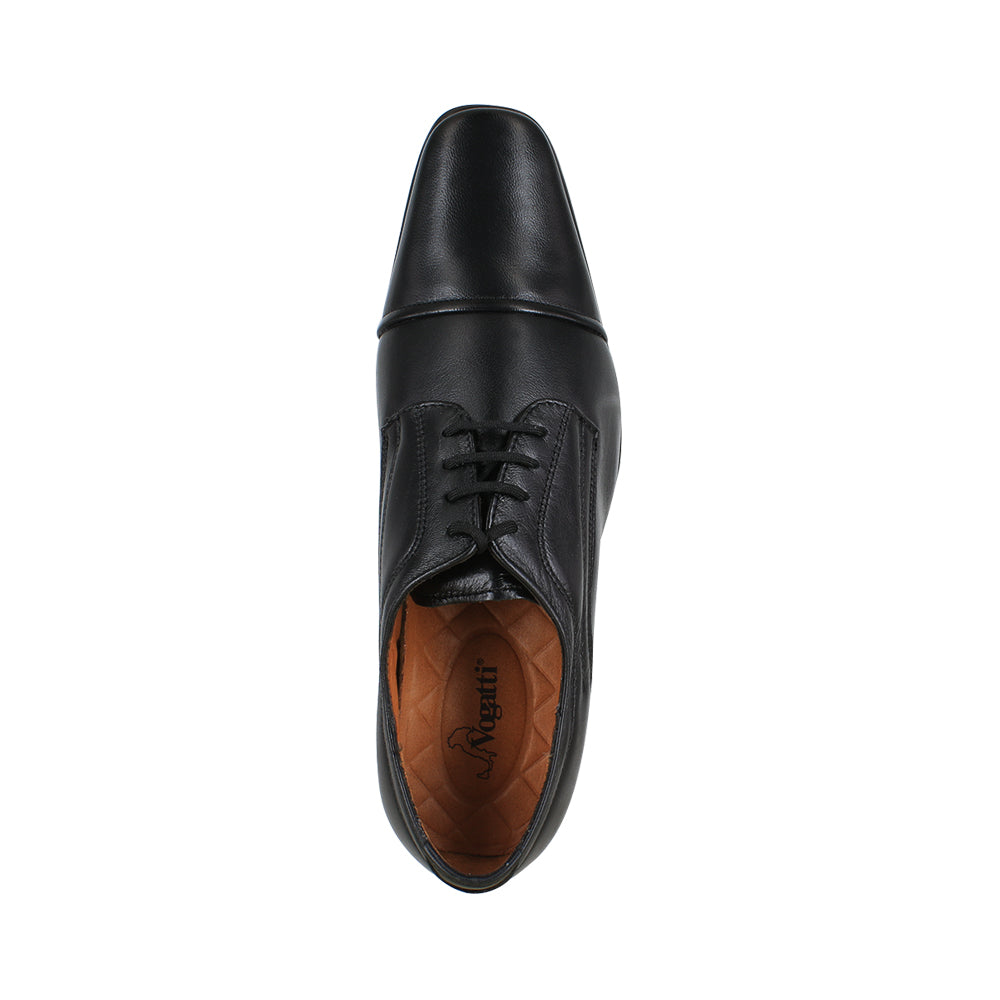 Zapato caballero, Zapatos suela cuero, Ligero, Derby, Zapato con agujeta, Zapato piel, Mestizo Liso, Cómodo, Suave, Casual, Hombre, Derby clásico, Zapato Cap Toe, Zapato vestir, Acabado a mano, Forro res