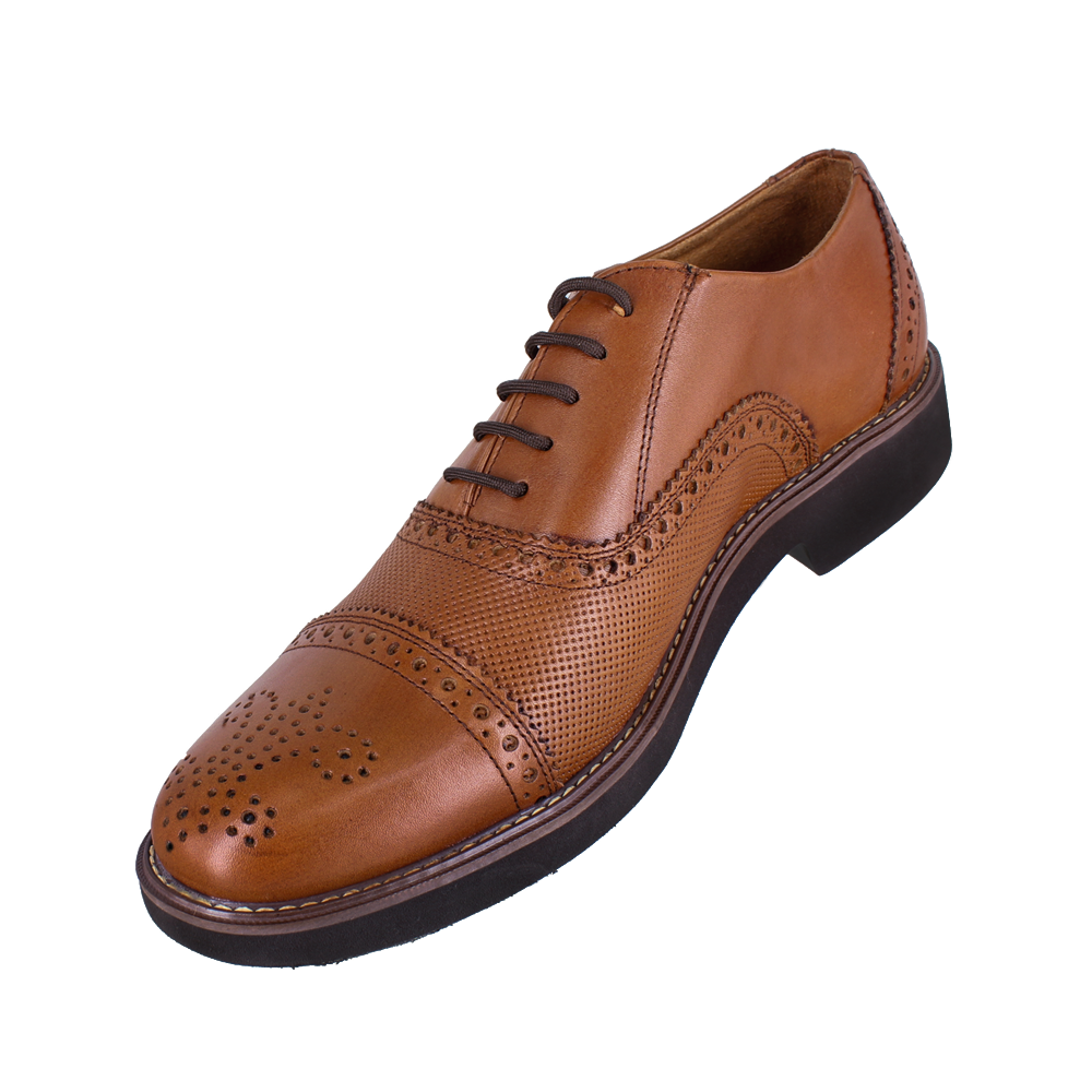 Zapato caballero, Zapatos suela EVA, Ligero, Oxford, Zapato con agujeta, Zapato piel, Ternera, Cómodo, Urbano, Suave, Casual, Hombre, Oxford clásico, Zapato Cap Toe, Zapato vestir, Acabado a mano, Forro res