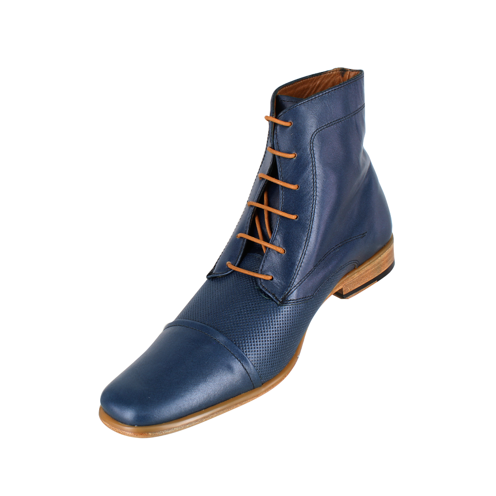 Bota caballero, Bota suela cuero natural, Ligera, Derby, Bota con agujeta, Bota piel, Ternera, Cómoda, Urbana, Suave, Casual, Hombre, Derby clásico, Bota Cap Toe, Bota vestir, Acabado a mano, Forro res