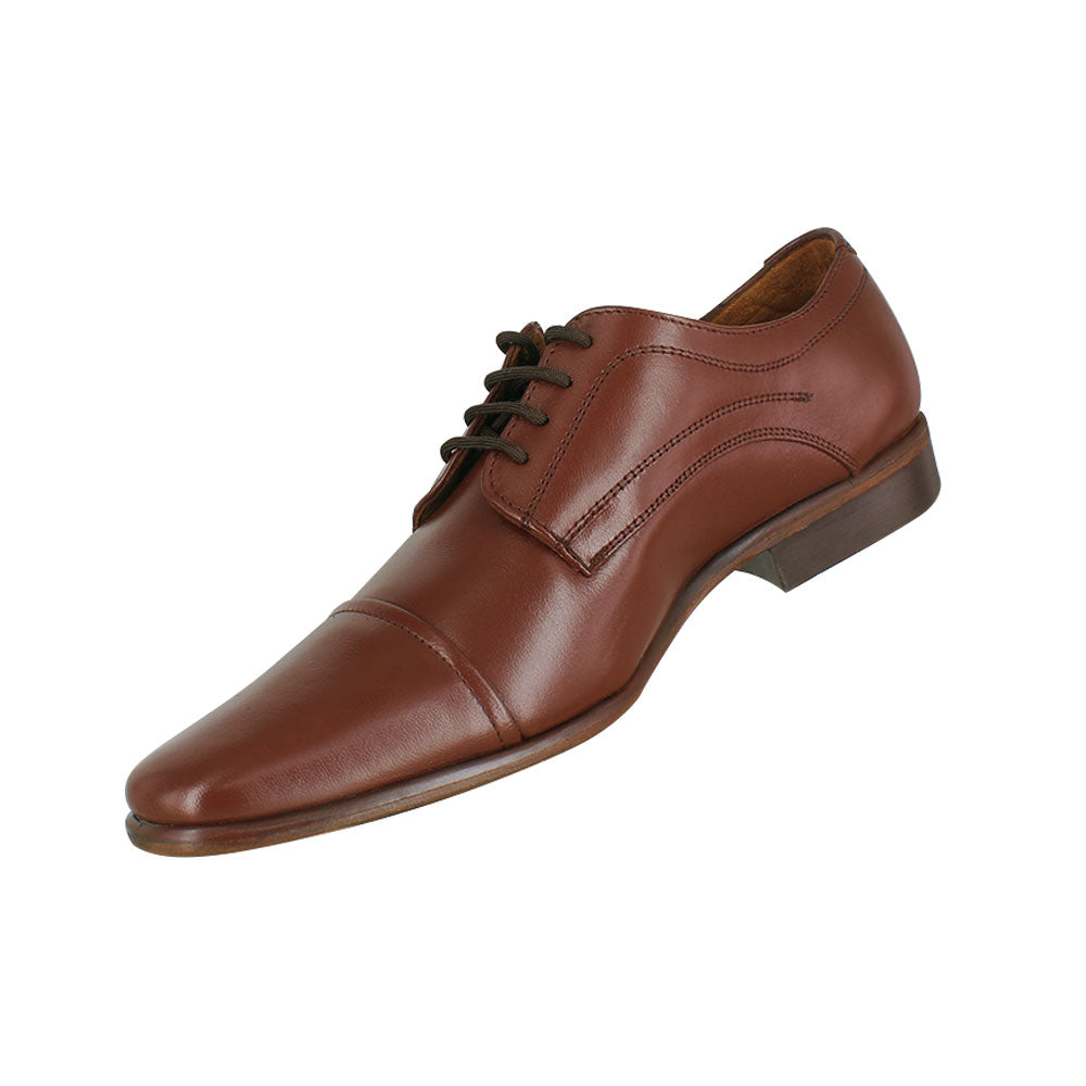Zapato caballero, Zapatos suela cuero, Ligero, Derby, Zapato con agujeta, Zapato piel, Mestizo Liso, Cómodo, Suave, Casual, Hombre, Derby clásico, Zapato Cap Toe, Zapato vestir, Acabado a mano, Forro res