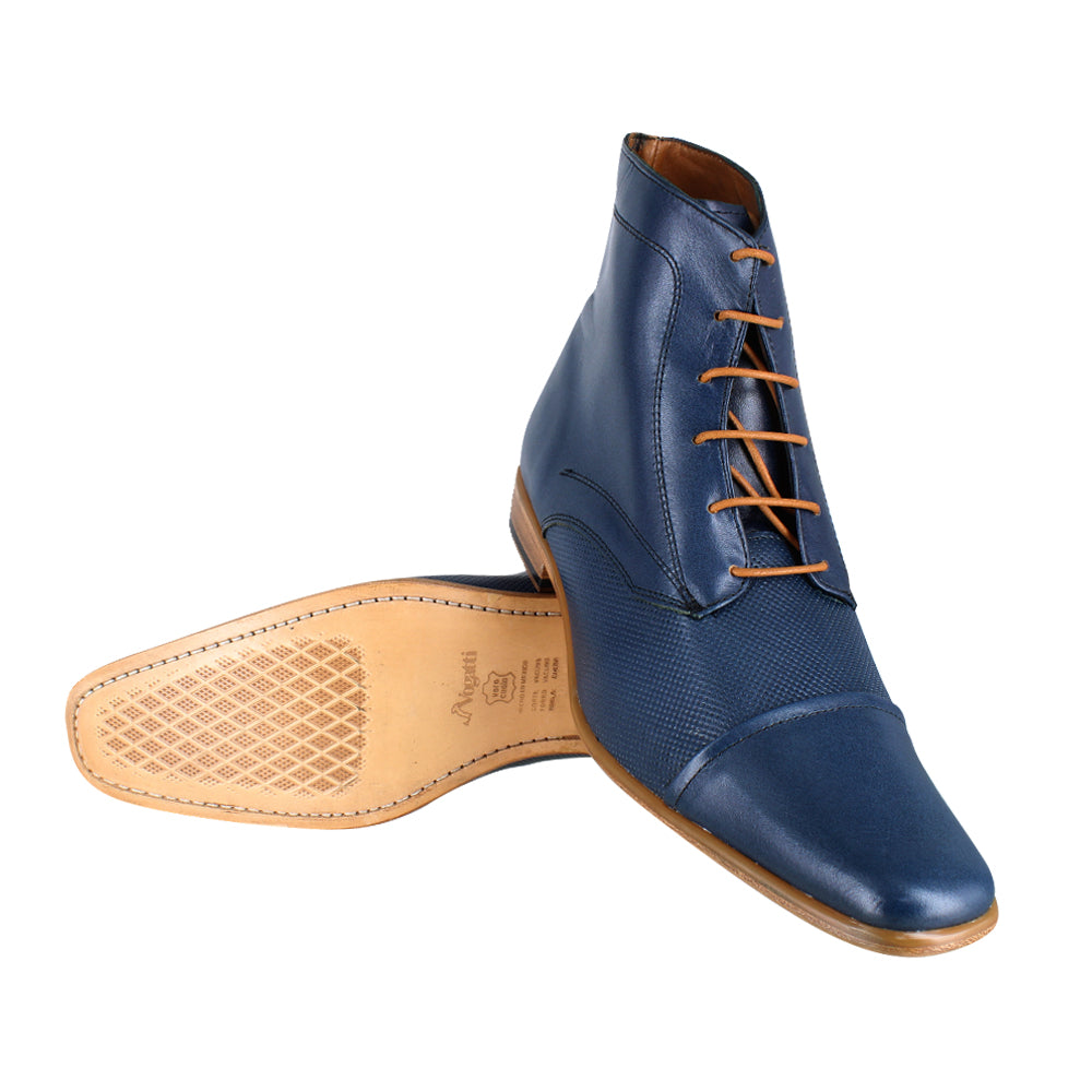 Bota caballero, Bota suela cuero natural, Ligera, Derby, Bota con agujeta, Bota piel, Ternera, Cómoda, Urbana, Suave, Casual, Hombre, Derby clásico, Bota Cap Toe, Bota vestir, Acabado a mano, Forro res
