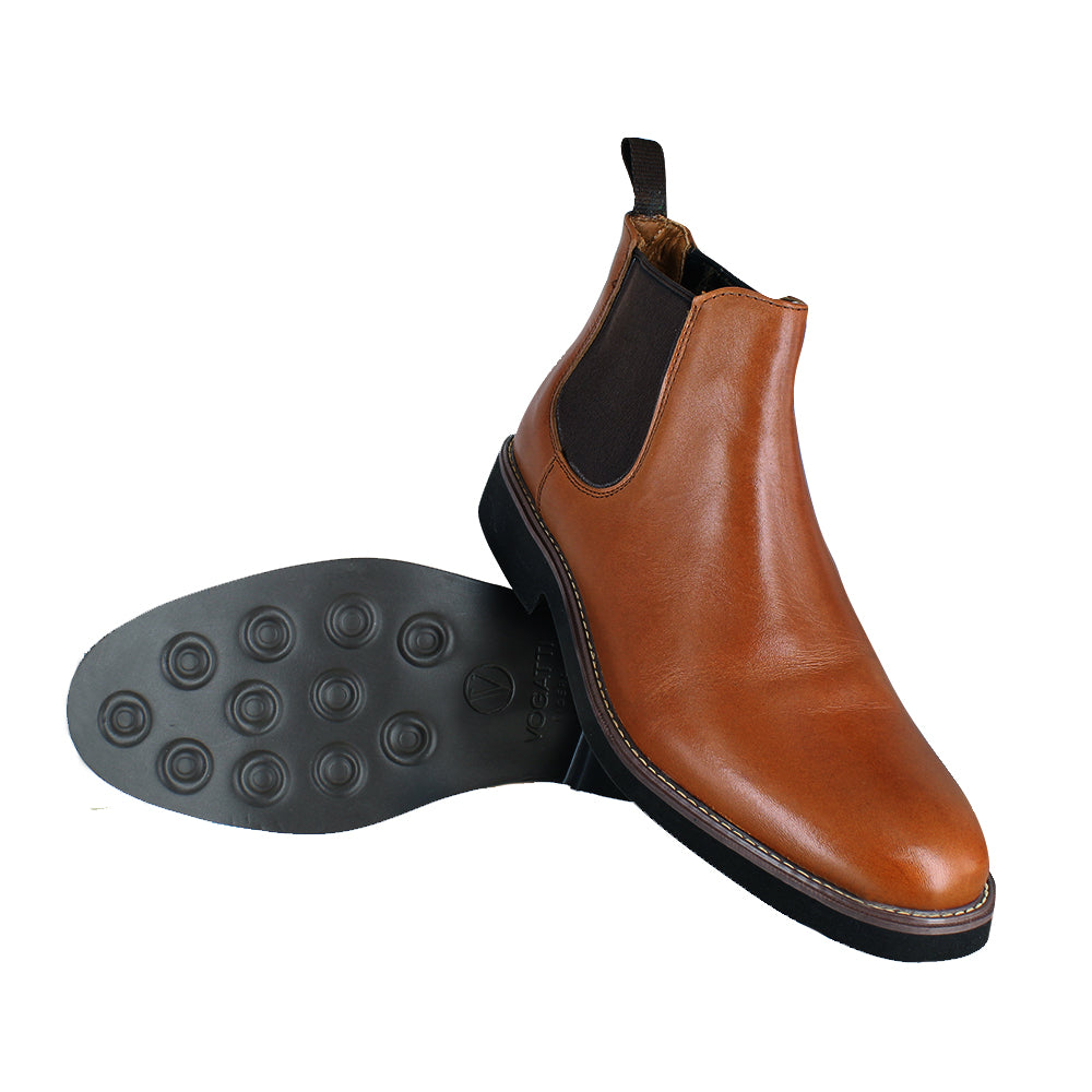 Bota caballero, Bota suela EVA, Ligero, Bota Chelsea, Bota sin agujeta, Bota piel, Ternera, Cómodo, Urbano, Suave, Casual, Hombre, Bota vestir, Acabado a mano, Forro res