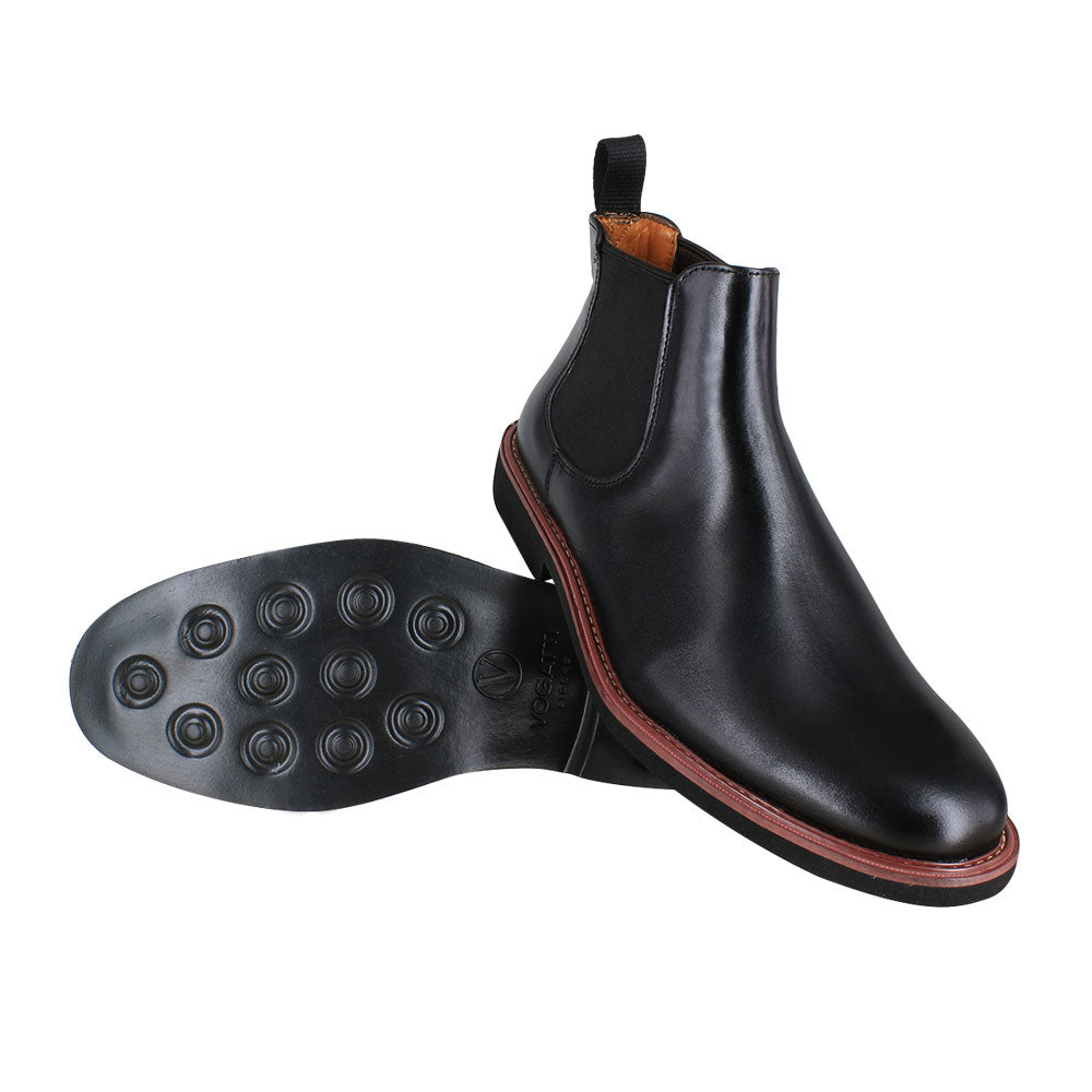 Bota caballero, Bota suela EVA, Ligero, Bota Chelsea, Bota sin agujeta, Bota piel, Ternera, Cómodo, Urbano, Suave, Casual, Hombre, Bota vestir, Acabado a mano, Forro res