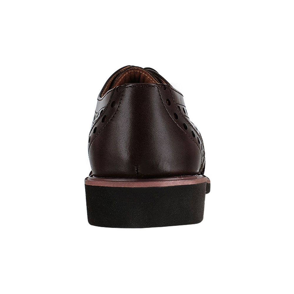Zapato 8015-1 Caballero Ternera Café Suela EVA Tachos