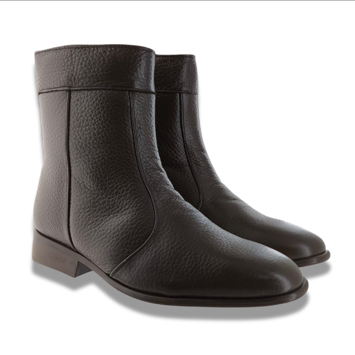 Bota 5720 Caballero Venado Café Suela Cuero Natural