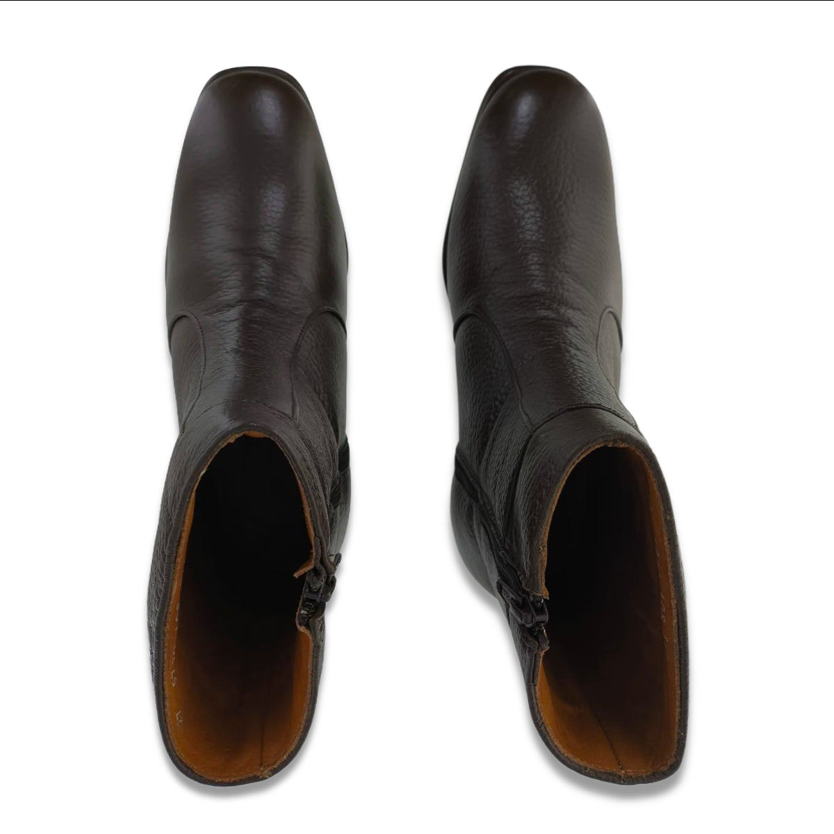 Bota 5720 Caballero Venado Café Suela Cuero Natural