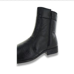 Bota 5720 Caballero Venado Negro Suela Cuero Natural