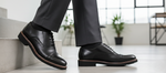 Zapato 8014-1 Caballero Ternera Negro Suela EVA Tachos