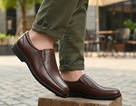Zapato 1655 Caballero Mestizo Liso Tabaco Suela PU