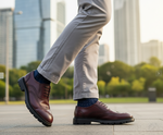 Zapato 1310 Caballero Ternera Vino Suela EVA Roma