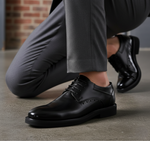 Zapato 8016 Caballero Camaleón Negro Suela EVA Tachos