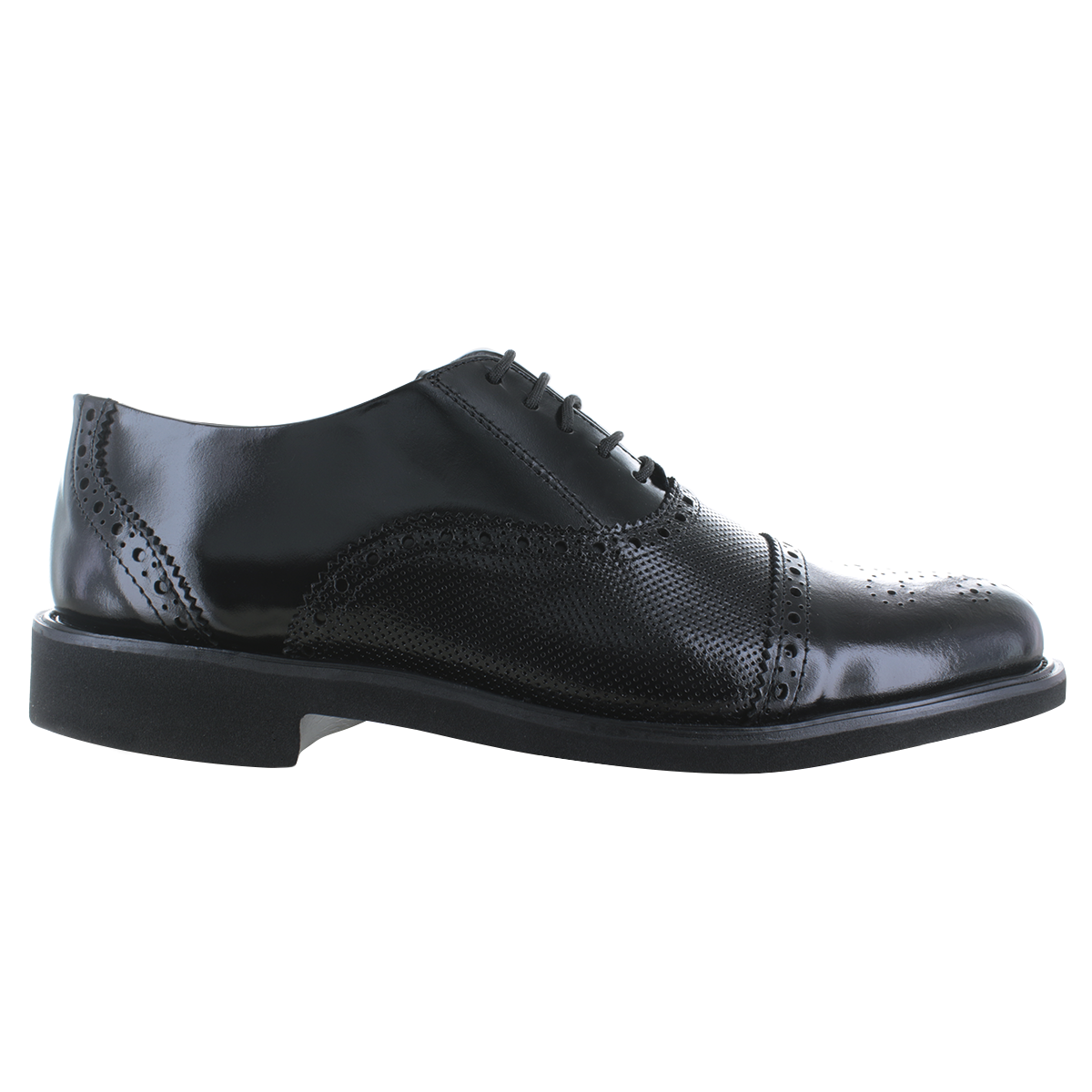 Zapato 8014-1 Caballero Camaleón Negro Suela EVA Tachos