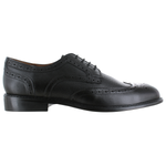 Zapato 702-1 Ternera Negro Suela Cuero