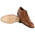 Zapato 706 Ternera Miel Suela Cuero