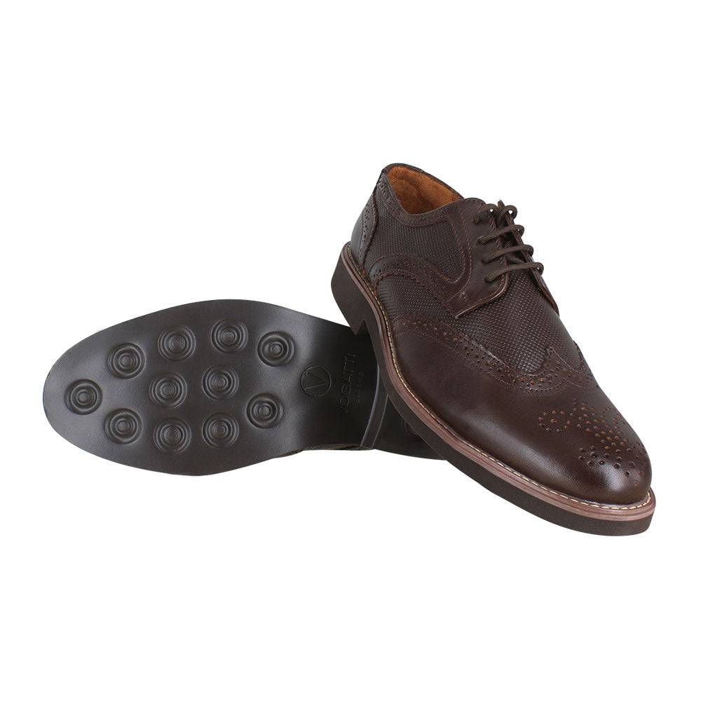 Zapato 8021-1 Ternera Café Suela EVA Tachos