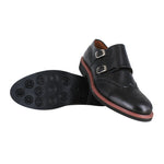 Zapato caballero, Zapatos suela EVA, Ligero, Monk, Zapato piel, Ternera, Cómodo, Urbano, Suave, Casual, Hombre, Zapato corte de ala, Zapato vestir, Acabado a mano, Forro res